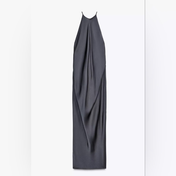 Zara Satin Effect ZW Collection Dress - Picture 9 of 11